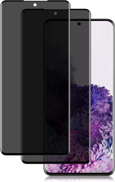 Privacy Screen Protector voor Samsung Galaxy S20+ - 2 Stuks, Tempered Glass, 9H Hardheid, Krasbestendig, Anti-Spiraal, Bescherming tegen Glans