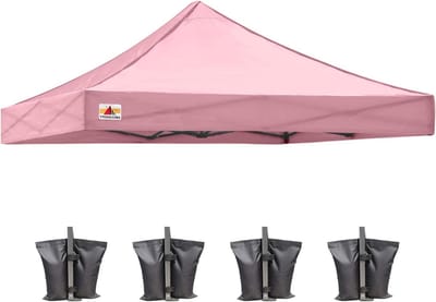 Tentdak Vervanging - Luifelhoes - Feestelijke Gelegenheden - Waterdicht Polyester - 10x10 - Roze