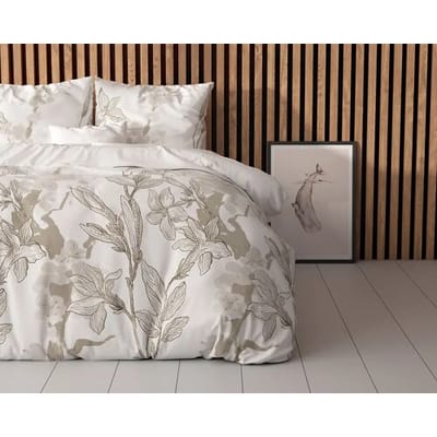 Sleeptime Dekbedovertrek Flynn Wit - Tweepersoons 200 x 200/220 cm + 2 kussenslopen