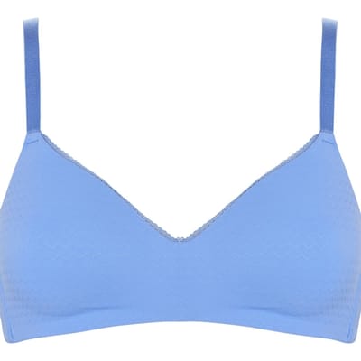 Livera Bra Bibi Zigzag Cornflower Blue Size: A65 | Bras Outlet | Dames | Blauw