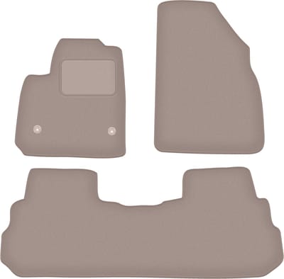 Beige velours vloermatten voor: Cadilac XT5 0 (2015-)