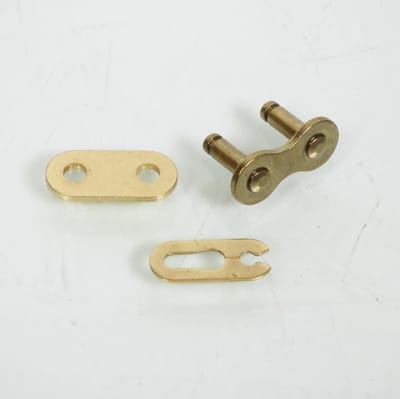 kmc versterkte steek 415 goud transmissieketting snelspanner voor bromfietsen