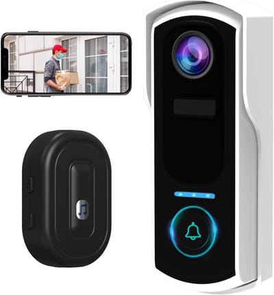 ApexArte® Deurbellen met Camera - Video Deurbel - Draadloos - Full HD