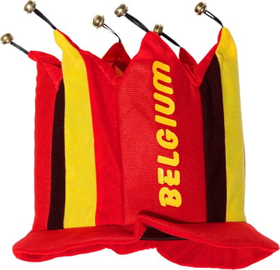 Boland - Hoed 'Belgium' - Één maat - Volwassenen - Unisex - Sport- Rode duivels -Belgie