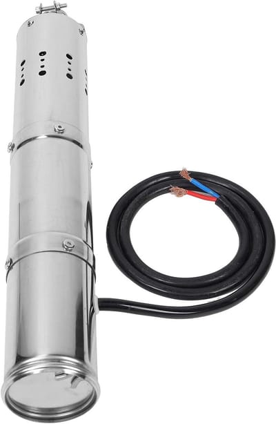 Dompelpomp 12V - Waterpomp DC - Energiezuinig Water Verpompen - Zonne-energie Compatibel - 30 meter lift - RVS