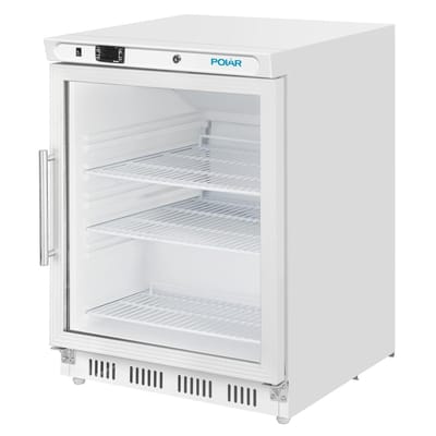 Polar C-serie onderbouw vitrine koelkast 150L wit