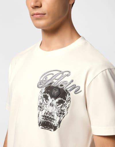 T-Shirt Ronde Hals Ss Skull