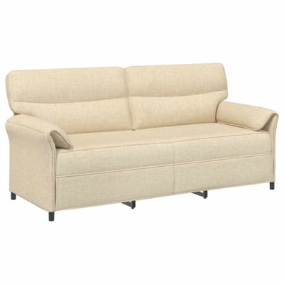 vidaXL - Bank - 100% - polyester - metalen - frame - MDF, - Multiplex