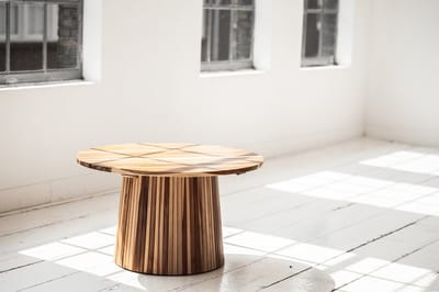 Canal Living - Cozy koffietafel - Teakhout - 46 x 80 x 80 cm - Bijzettafel - Salontafel