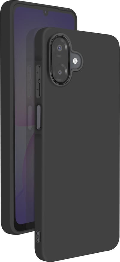 Mayaxess, Hoesje Geschikt voor Samsung Galaxy A07 van Zacht Schokbestendig Siliconen, Zwart