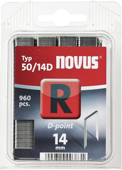 Platte D-punt Draadklemmen 14 mm - 960 Stuks voor Optimaal Bevestigen