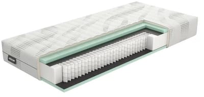 Mörgenn Quattro Matras - Pocketvering + Koudschuim - Cooltouch Tijk - 24 cm - 100x210 cm