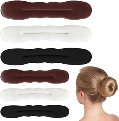Haar Bun Maker - Dutt Maker Set - Elegante Kapsels Maken - Inclusief 2 Maten - 6 Stuks - Diverse Kleuren