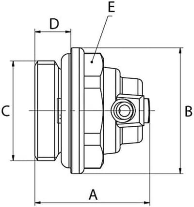 Radiator Stop - Ontluchter Ventiel - Verwarming Onderhoud - Messing Vernikkeld - 1/2 inch - Zilver