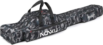 Draagbare opvouwbare tas voor vissers met 3 lagen - Ideaal voor hengels, visgerei en accessoires, verkrijgbaar in 90/120/150 cm
