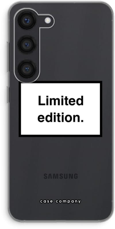 Hoesje geschikt voor Samsung Galaxy S23 hoesje - Limited edition - Soft Cover Telefoonhoesje - Bescherming aan alle Kanten en Schermrand