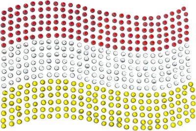 Fjesta© Oeteldonk strass applicatie - Vlag