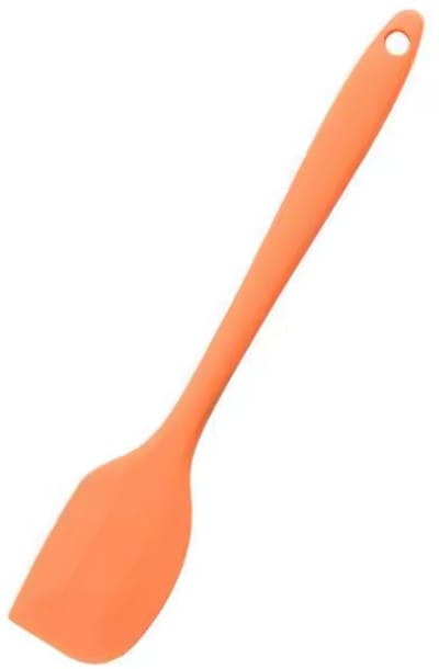 New Age Devi - Siliconen Spatel - Dessert Spatel - Pannen-likker - Oranje - 21cm