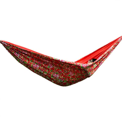 Campinghangmat - Schommelbed - Buiten Ontspannen - Ademend Materiaal - 270 x 140 cm - Rood