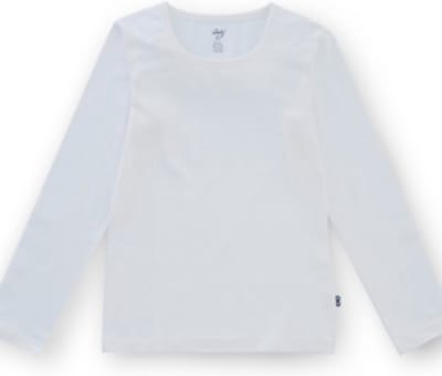 Woody Meisjes T-Shirt Lange Mouw Wit - 8 jaar