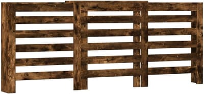 Houtlook Radiatorombouw, Afdekking voor Verwarming, 205x21.5x83.5 cm