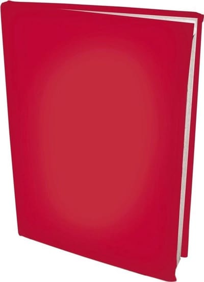 Rekbare Boekenkaften - Boekbeschermers - Boeken Kaften - Wasbaar en Slijtvast - A4 Formaat - Rood