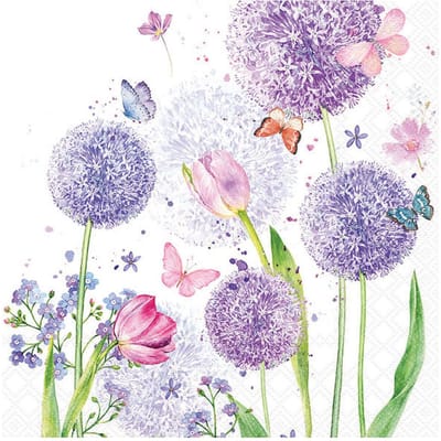 Ambiente Servetten Flower beauty 33cm