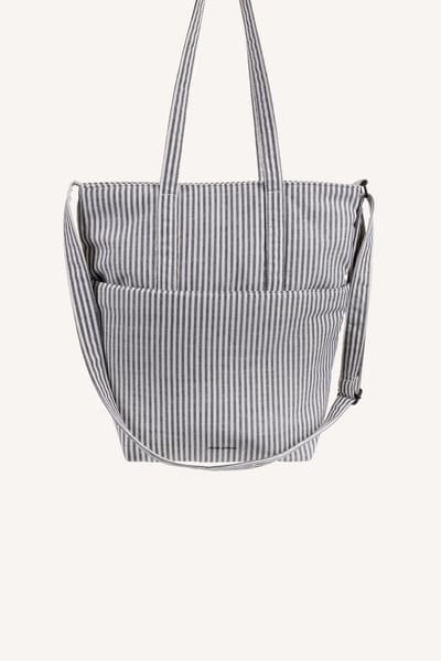 Monk and Anna - Nyoko Shopper | Stripes - 40x15x38 cm