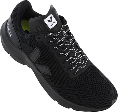 VEJA Marlin LT V-Knit - Dames Hardloopschoenen Zwart LT1002456A , Maat: EU 39 US 8