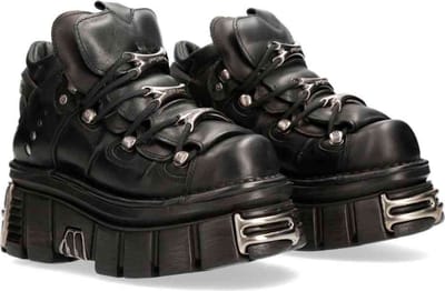 New Rock - M106S112 Plateau sneakers - 39 Shoes - Zwart
