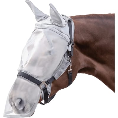 Vliegenmasker voor pony met oor- en neusbescherming Waldhausen Premium