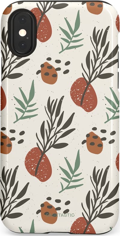 Casetastic Hoesje Geschikt voor Apple iPhone X/Xs - Stijlvolle Beschermende Duo-layer Case - Zongetint