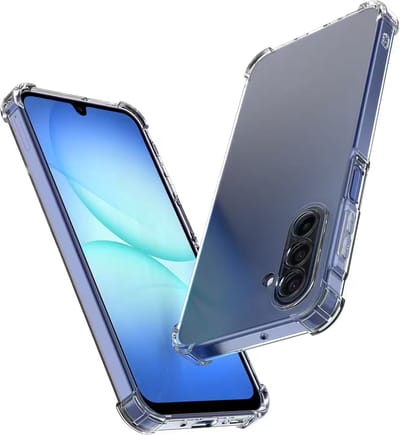 Transparant Hoesje Geschikt voor Samsung Galaxy A17 | Schokbestendig TPU | Back Cover | Dun | Flexibel | Shockproof | Doorzichtig