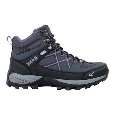 Regatta Dames/Dames Samaris III Wandelschoenen (Seal grijs/paarse salie)