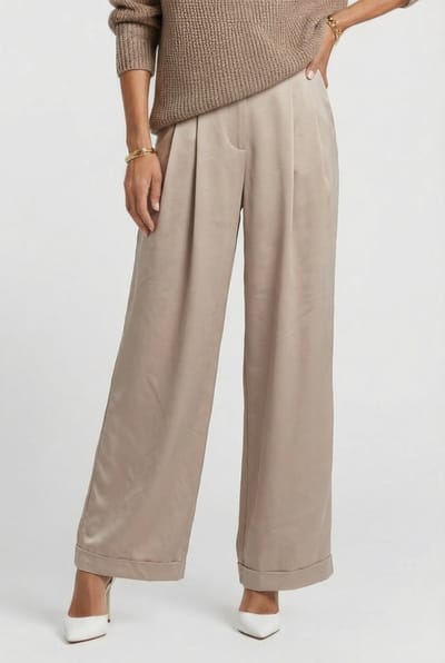 Knitted Deyne Pants Sand Maat: XS | Pantalons Outlet | Dames | Beige