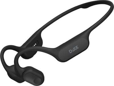 D-JIX - Triton 600 – Draadloze Koptelefoon met Beengeleiding – Open-Ear – Bluetooth 6.0 – Ingebouwde MP3-speler 32 GB – IP68 Waterdicht tot 10 m – 15 uur Batterij – Zwart