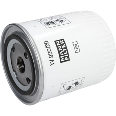 MANN-FILTER Oliefilter W 930/20 voor Land Rover Defender 90 110 130 Discovery 1 Range Rover Classic | LDV Sherpa | Perkins 700 | OEM ERR3340 | ERR1168 | 2654412 | 32/910700A