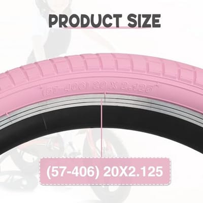 Fietsbanden 20 x 2.125 en Binnenbanden 20 inch - Set van 2 Opvouwbare Kinderbanden met AV48 mm Ventiel