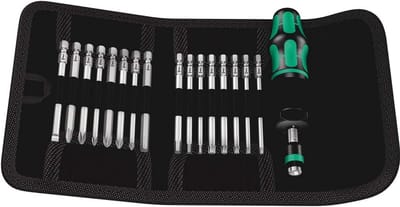 Momentsleutel Set - Verstelbare Sleutel - Precisie Aandraaien - Snelle Bit Wissel - 1.2-3.0 Nm - Zilver