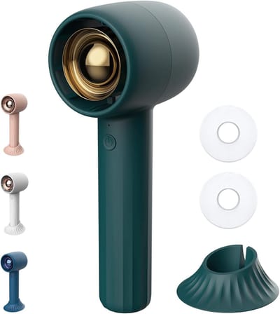 Draagbare draagbare aromatherapieventilator, 2000 mAh oplaadbare USB-batterij, 3 instelbare snelheden - ideaal voor reizen, make-up en persoonlijke koeling buitenshuis