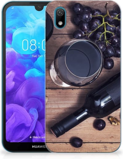 Huawei Y5 (2019) Siliconen Case Wijn