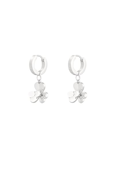 Daisy Glow Oorbellen | RVS (Verkleurt niet) Zilver | Dames | Yehwang | Cadeau voor haar | Kerst | Sinterklaas | Beste cadeau