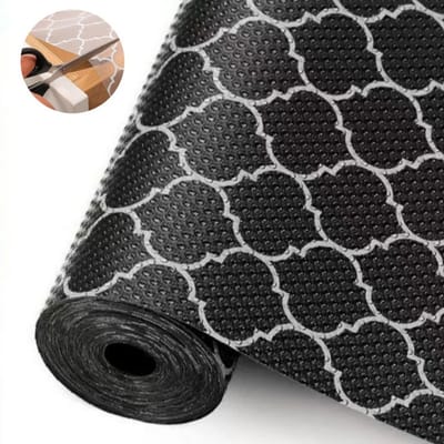 Kitchen Cabinet Liner — Water- and Oil-Resistant — Adhesive-Free, Waterproof EVA Drawer & Cabinet Liner — Durable and Easy-to-Cut Shelf Liner — Moisture-Proof Cabinet Mat, Suitable for Shoe Cabinets and Drawers — 30*100cm