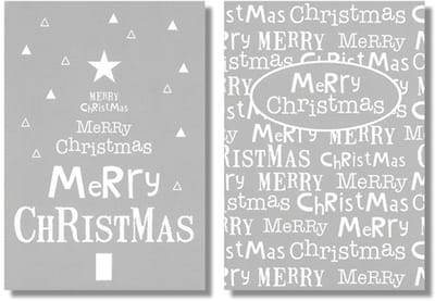 MGPcards - 10 Dubbele wenskaarten - Kerstkaarten / Nieuwjaar - Witte envelop - 10 x 14 cm - 2 Motieven per doosje