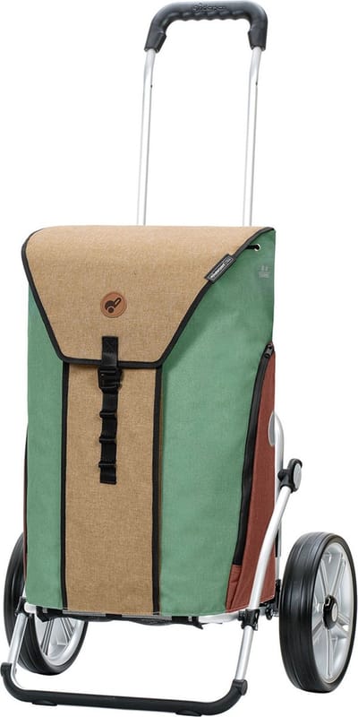 Andersen SHOPPER MANUFAKTUR Boodschappentrolley Royal Shopper Oli. P 2.0 Beige Veelkleurig 107cm