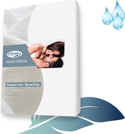 24-Bedding Waterdicht Molton Splittopper Hoeslaken 180x210 cm