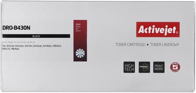 Activejet Supreme - Drumcartridge - Vervanging voor OKI 43979002 - Zwart - 25000 Pagina's
