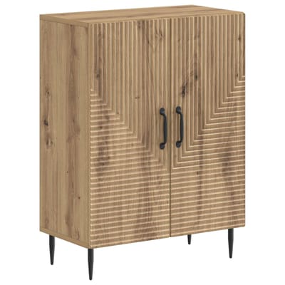 vidaXL - Badkamer - Opbergkast - HAARLEM - Artisanaal - eiken - 59,5 - x - 31 - x - 80 - cm