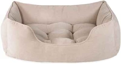 Rosewood 40 winks hondenmand cord ribstof beige 71x58x23 cm