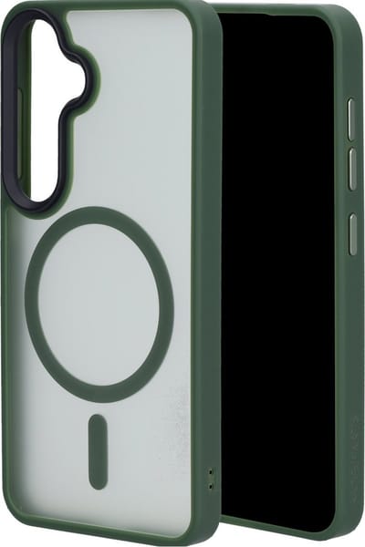 Mobiparts hoesje geschikt voor Samsung Galaxy S25 - Hardcover - MagSafe - Groen